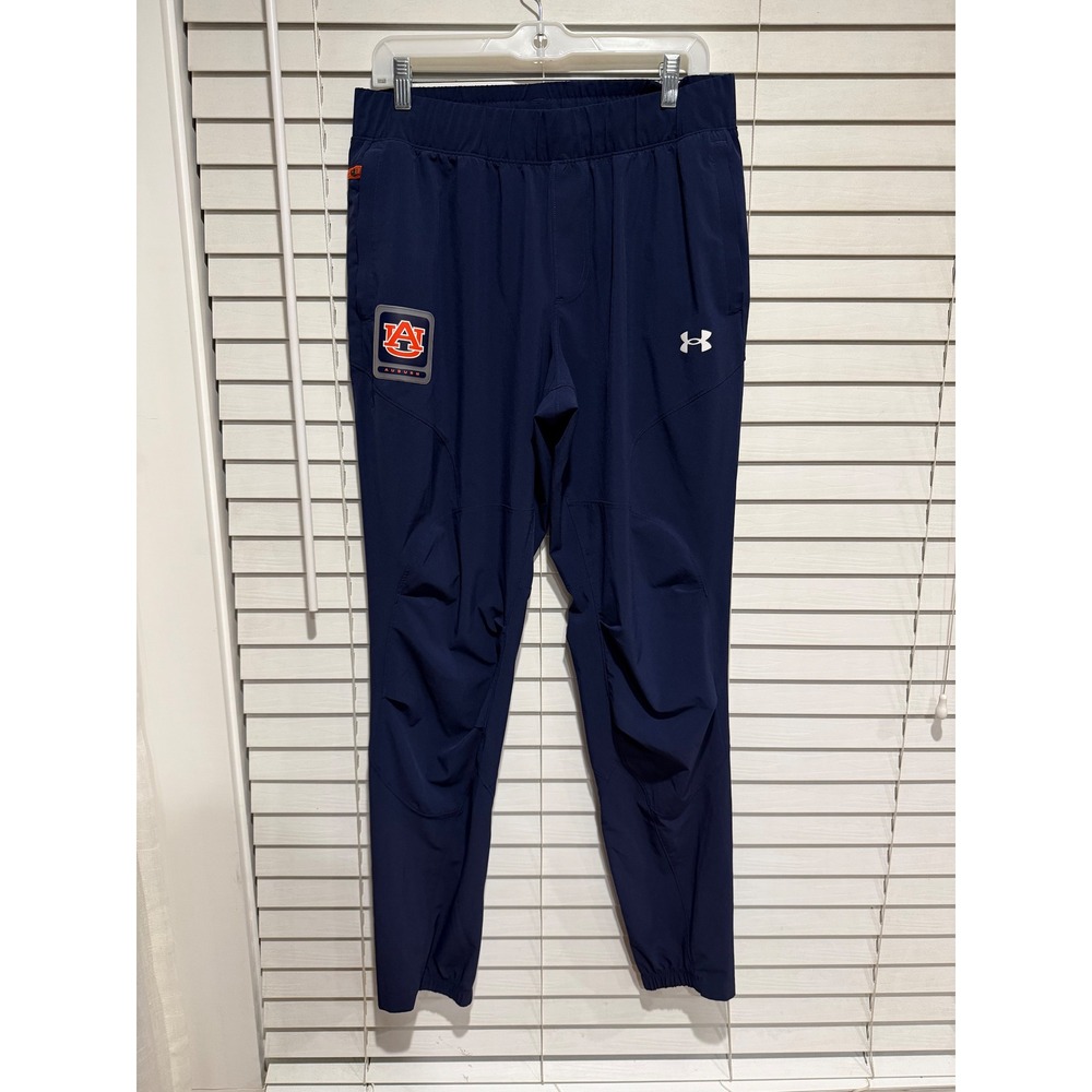 Under Armour Auburn Tigers Mens Player Issue Jogger Pants Size LT